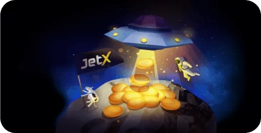Игра с крупными выплатами Jet X