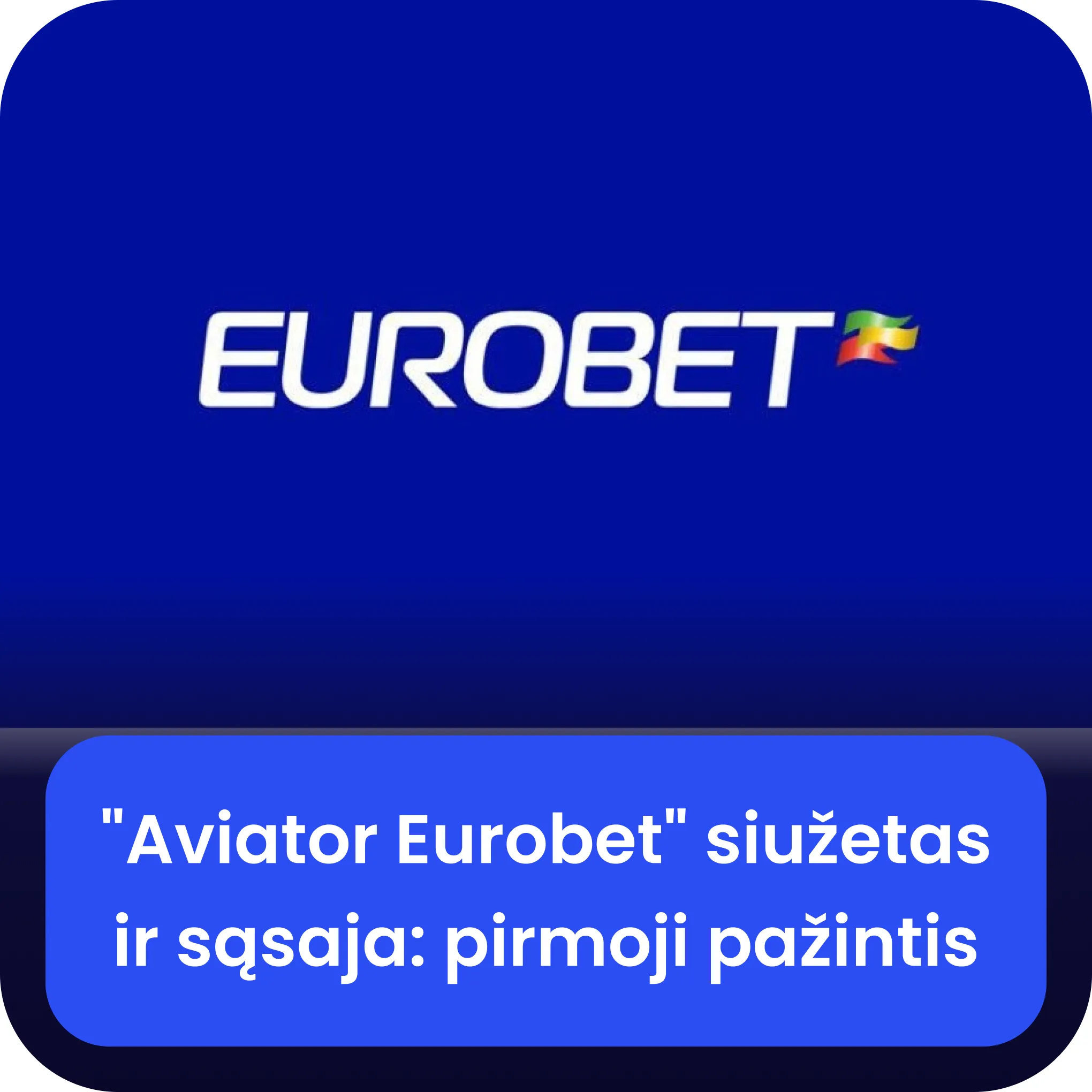 eurobet aviator siužetas