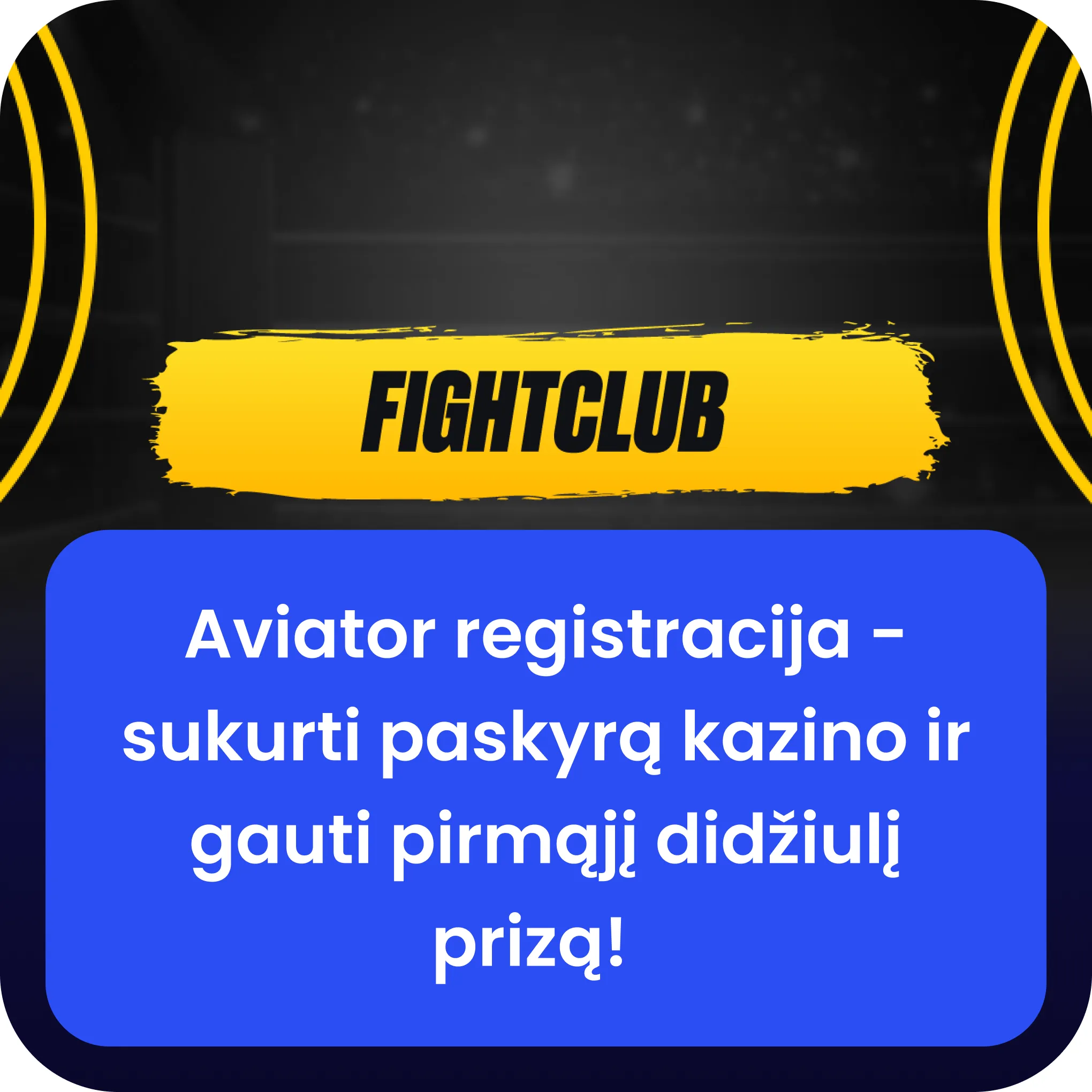 fight club aviator Registruotis