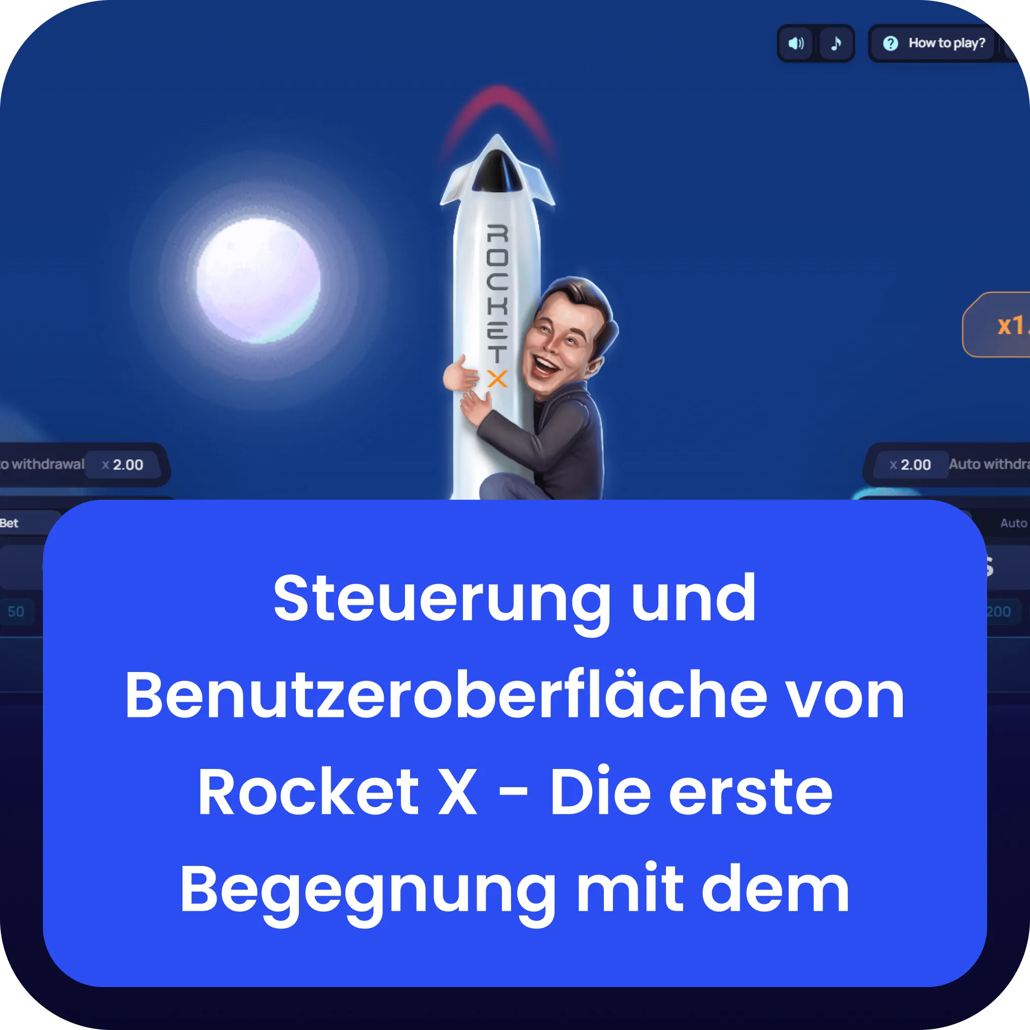 benutzeroberfläche rocket x 