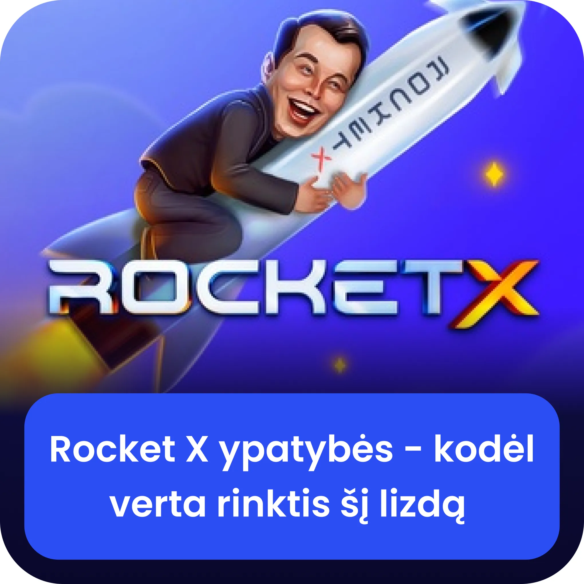 rocket x ypatybės